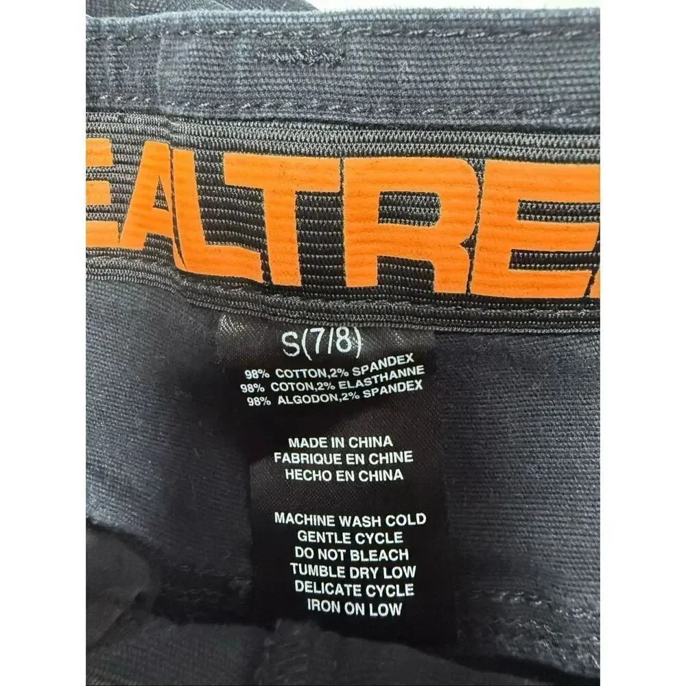 Realtree Youth Carpenter Pants (Black, S-7/8)